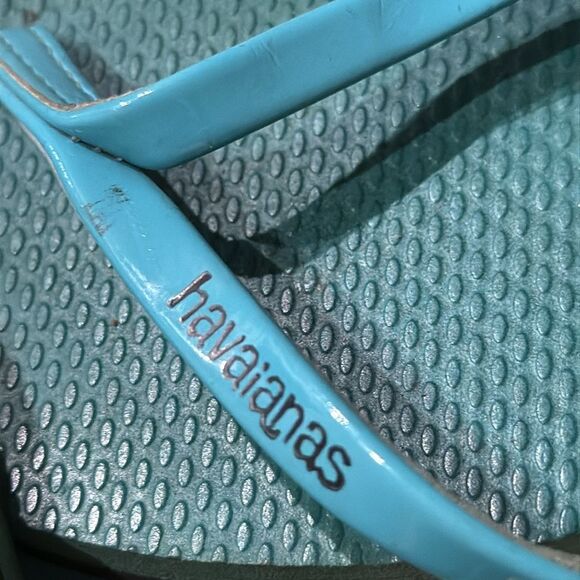 Havaianas Turquoise Flip Flops! - Picture 4 of 5